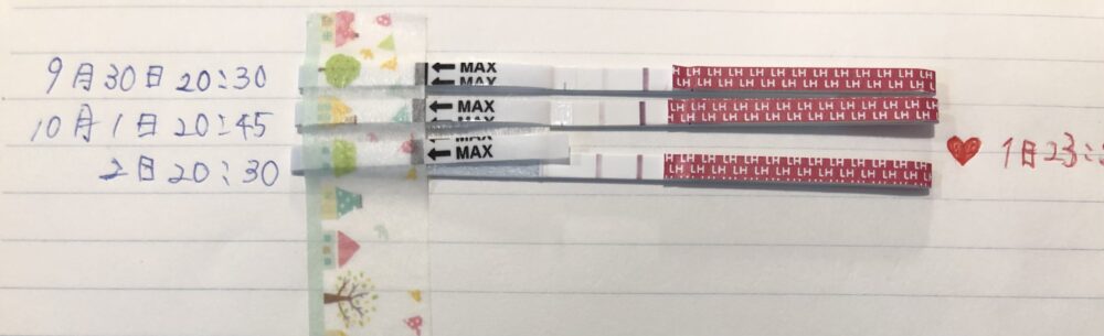 初めて使用しました、ラッキーテスト排卵検査薬 - こうのとり検査薬.NET